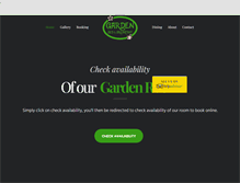Tablet Screenshot of gardenbandb.com